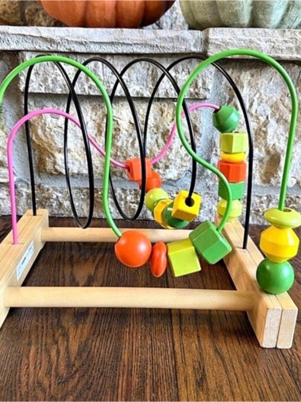IKEA Wooden Bead Maze Learning Toy